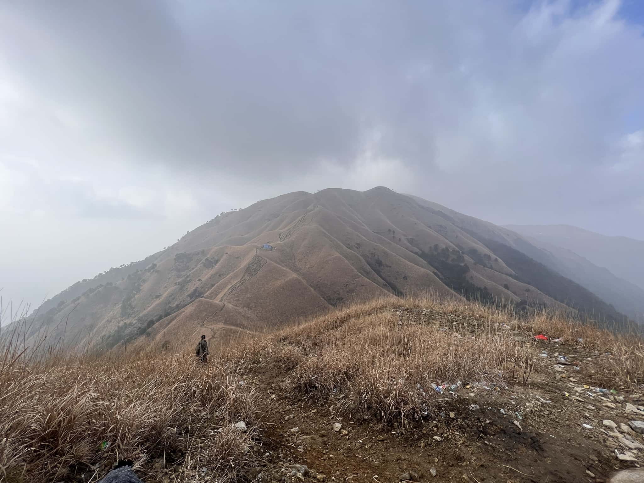 上上下下，前面又要爬过一大座山